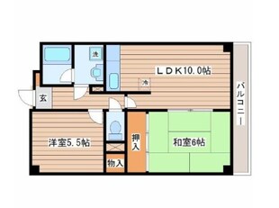 南仙台駅 徒歩20分 3階の物件間取画像